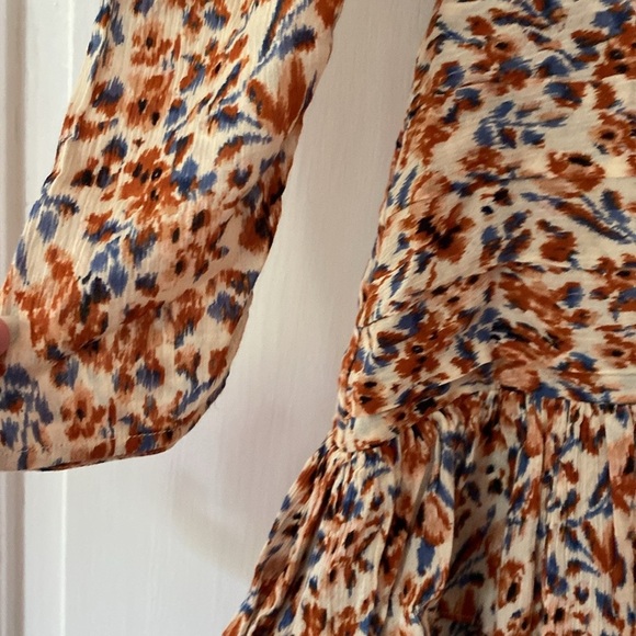 Ulla Johnson Dress Marielle Floral-print Puff-sleeve MiniDress Size 4 Mini Dress - Picture 8 of 17